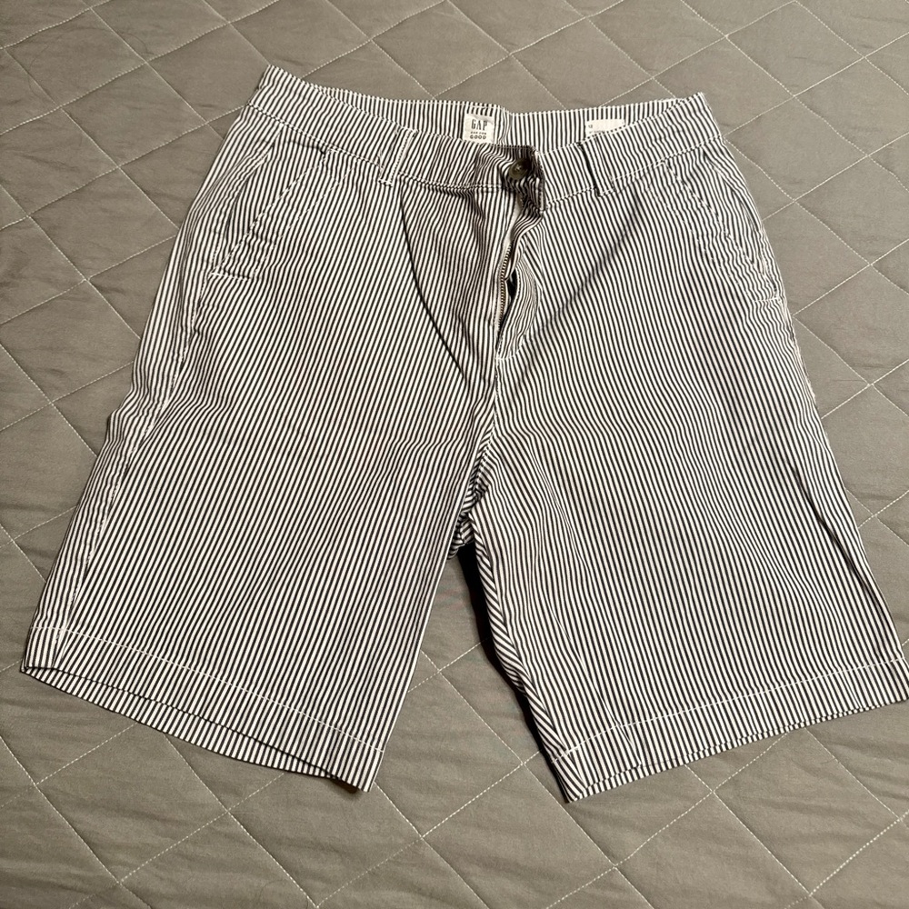 Preppy Seersucker Style Shorts